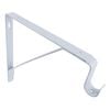 Carinya 305 x 265 x 25mm White Closet Rod Bracket