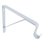 Carinya 305 x 265 x 25mm White Closet Rod Bracket