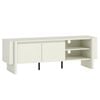 Cosmoliving TV Entertainment Unit with 2 Door Storage TV Cabinet with Open Shelves 150 CM