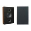 2pc Scansonic L Series On-Wall Home Speakers 120W Walnut 210x320x110mm