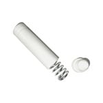 Windoware 25mm White Spring Fit Curtain Rod End - 1 Pack