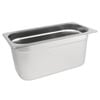 Vogue Stainless Steel Gastronorm Tray 1/3 Gn Pan 200mm 7.5l Commercial Kitchen Storage