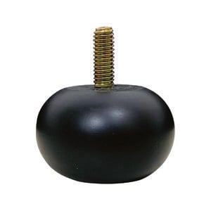 Adoored 65 x 40mm Black Ball Furniture Leg