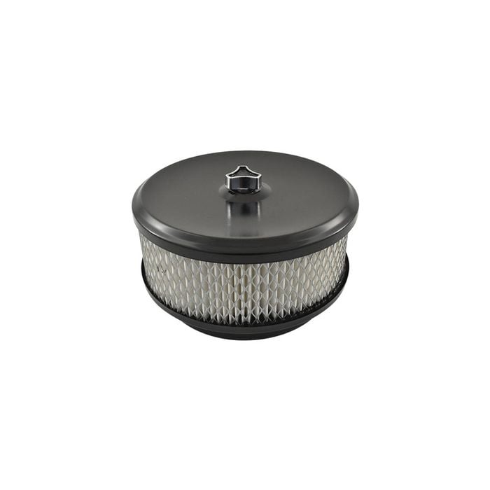 6-3/8" X 3" Air Cleaner Kit Black to Suit 5-1/8" Neck suits Holley Edelbrock