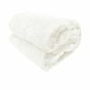 Faux Mink Throw Rug 127 X 152 Cm Off White