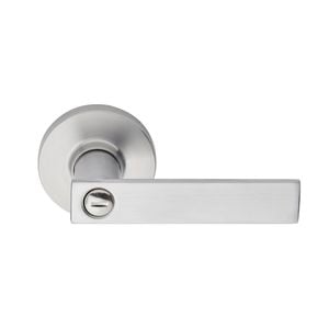 Delf Trade Satin Chrome Round Porto Privacy Lever