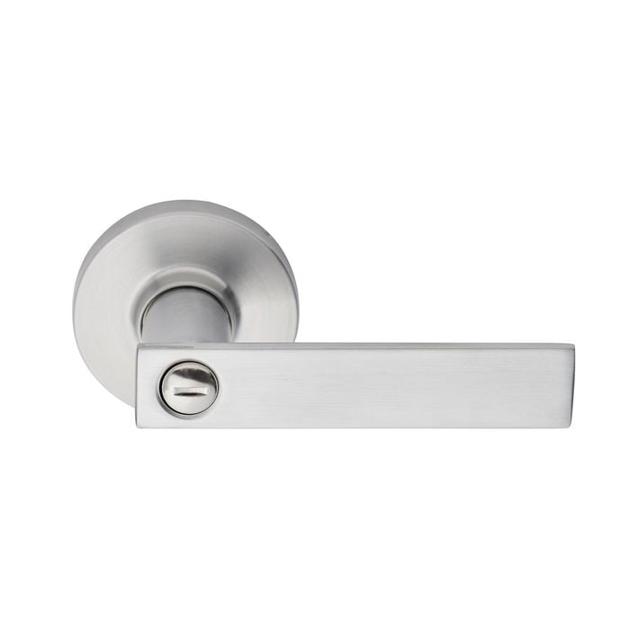 Delf Trade Satin Chrome Round Porto Privacy Lever