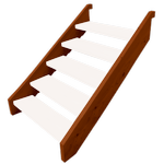 Wilmaplex Merbau Ezistep Stringers - Suits Five Tread