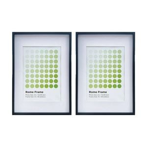2PK Braz A1 Rome Image Photo Document Display Frame 59.4x84cm Black
