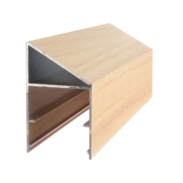 DECO 80 x 50mm 6.5m Curly Birch DecoBatten QuickClick Angle Cover