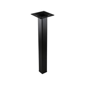 Adoored 25 x 25 x 250mm Black Square Tube Furniture Leg