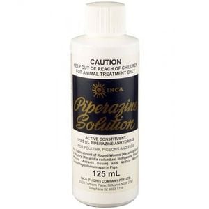 Inca Piperazine Solution Animal Treatment Aid 125ml