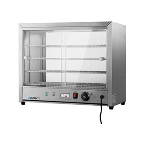 Devanti Commercial Food Warmer Electric Display Cabinet 4 Tier