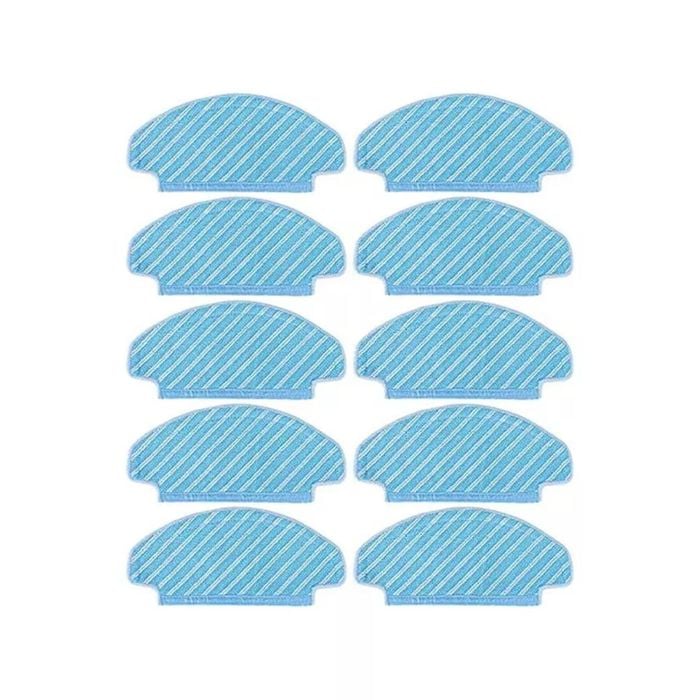 iDeer life 10 Pack Mops Kit ECOVACS N8 T8 T9 AIVI / MAX / pro Robot Vacuum