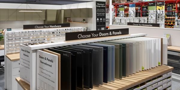 Bunnings kitchen department.