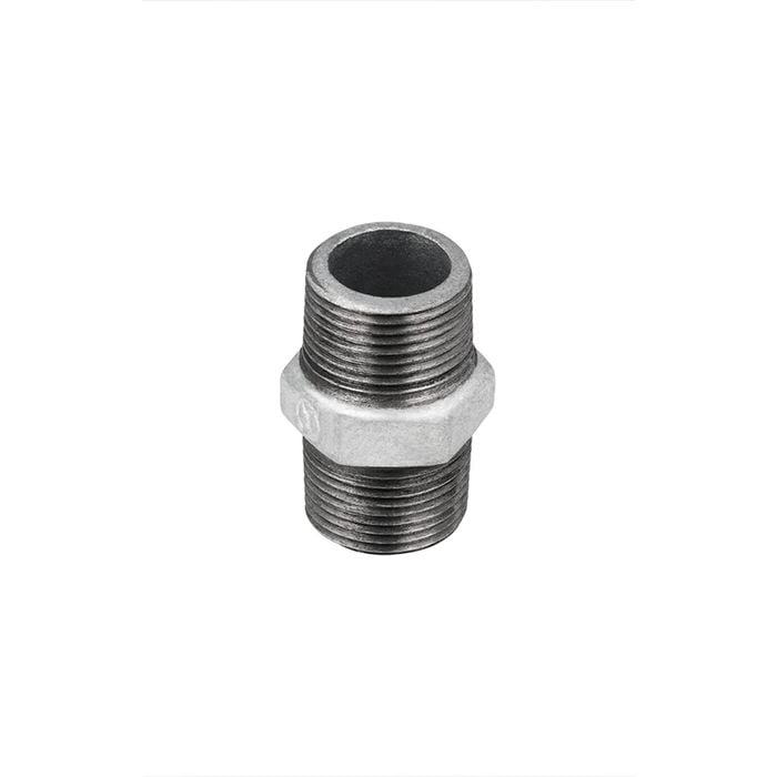Brasshards 25mm Galvanised Hex Nipple