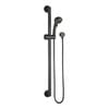 Evekare 32 x 900mm Matte Black Linear Grab Rail and 3 Function Shower with 2m Hose WELS 3 Star 9.0L/min