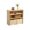 Jooyes Kids 2 Shelf Storage Cabinet With Pull Out Drawers - H76cm - 80cm | Cabinet | 76cm