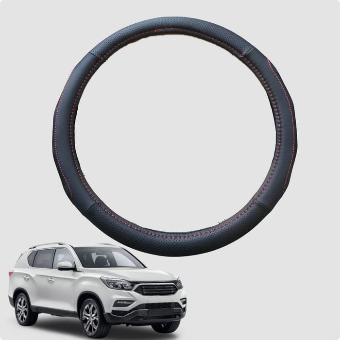Steering Wheel Cover for SsangYong Rexton 2014-2017  38CM | Circle