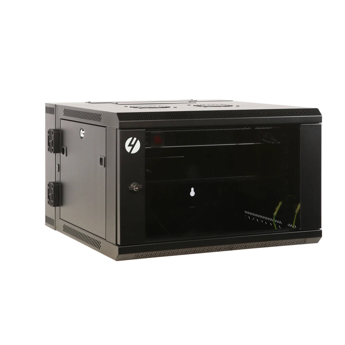 4Cabling 6RU 600mm Wide x 600mm Deep Hinged Wall Mount Server Rack ...