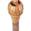Willy Wonka Costume Cane Accessory, Officially Licensed Walking Stick Prop Gold, One-Size