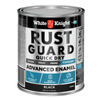 White Knight Rust Guard 500ml Black Satin Quick Dry Advanced Enamel Paint