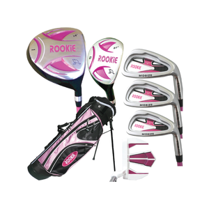Rookie - Girls Golf Set RH - 7 Pce Pink 7 to 10 YRS