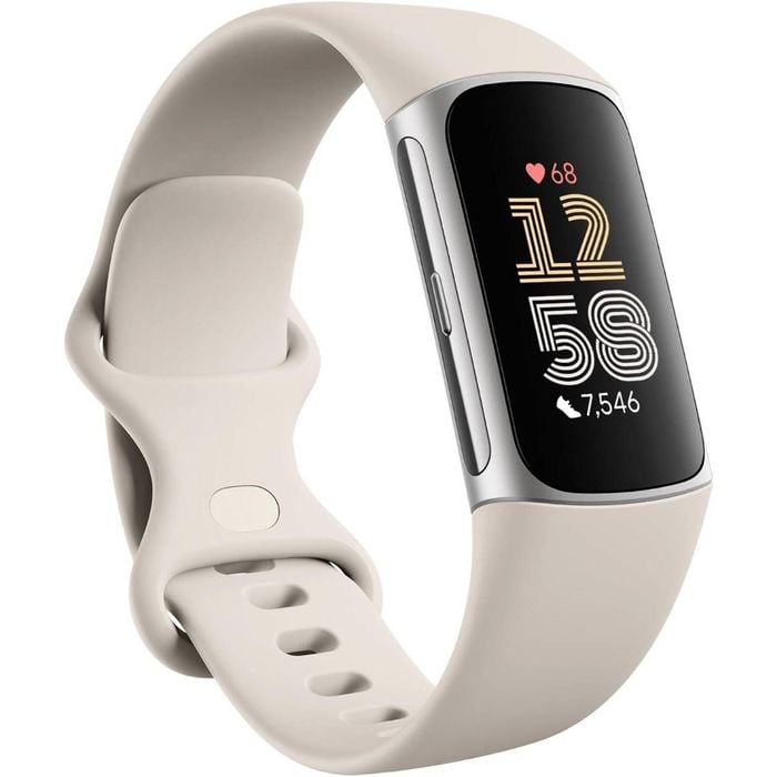 Fitbit Charge 6 Fitness Tracker (porcelain/silver Aluminium)