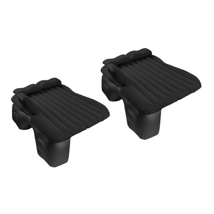 SOGA 2X Black Stripe Inflatable Car Mattress