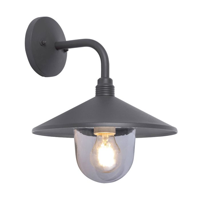 Astin Sinclair Charcoal Fingal Contemporary Coach Light