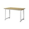 Oikiture Computer Desk 120cm White&wooden