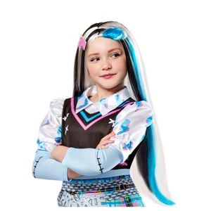 Monster High Frankie Stein Wig Kids/Children Halloween Party Hair Accessory