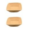 2PK Brunswick Bakers Square Rattan 25cm Bread Banneton Basket Sourdough Basket