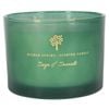 Nicola Spring Soy Wax Scented Candle 350g Sage & Seasalt - Double Wick Glass Jar Herbal Spa Fragrance Long Burn Relaxing Candle