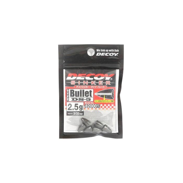 Decoy DS5 Bullet Fishing Sinker 2.5g