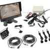 Elinz 7" Monitor Car CCD 4PIN Reversing Camera 90Â° 600TVL Ultrasonic Parking Sensors