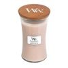 WoodWick Vanilla & Sea Salt Scented Crafted Candle Glass Jar Large