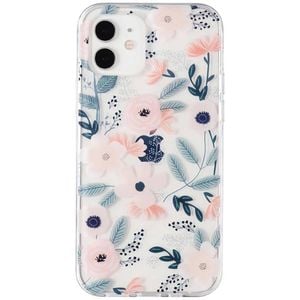 Flower Floral Shockproof Case Shockproof Cover - For Apple iPhone 11 (Pink)
