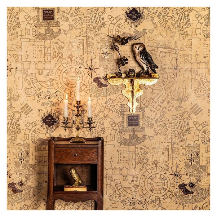 Wallpaper Trader Harry Potter Marauder’s Map Mural Roll 10m X 52cm
