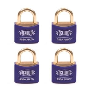 Lockwood 30mm Body 19mm Shackle Opening 110 Series Padlock - Quad Pack