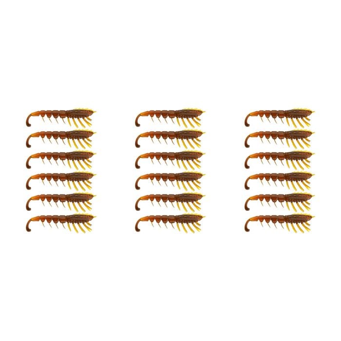 3x 6PK 3In Rapala Crush City The Imposter Plastic Prawn Lures - Motor Oil UV