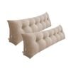SOGA 2x 180cm Beige Wedge Pillows