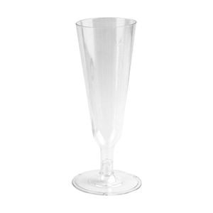 12x 15pc Partyware Reusable Champagne Glass Set Tableware 150ml Clear