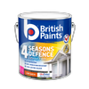 British Paints 4L Extra Bright Low Sheen 4 Seasons Exterior Paint - 4L