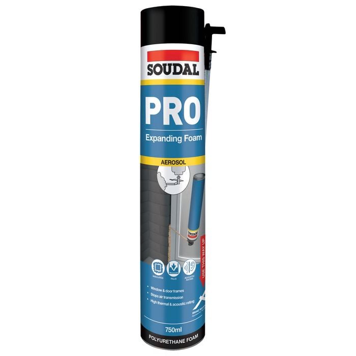 Soudal Pro Expanding Foam Aerosol 750 ml