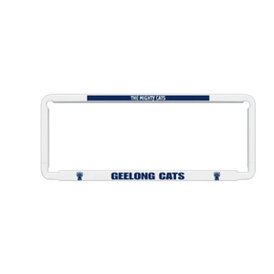 1x OFFICIAL AFL GEELONG CATS Car Number Plate Frame Cover Surround