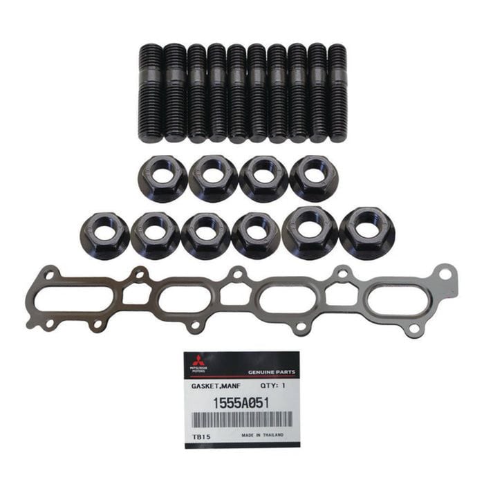 Genuine Exhaust Manifold Gasket & Stud Kit For Mitsubishi Triton Mn 4d56 2.5l 4wd