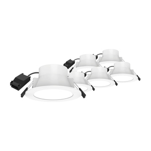 Click Dimmable Flush Face LED Downlight 8W 6 Pack 