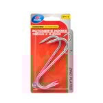 Zenith 112 x 4.2mm Zinc Plated Small Butcher's Hook - 2 Pack