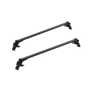 Universal Car Roof Racks Pod Aluminium Cross Bars Adjustable 145cm Black